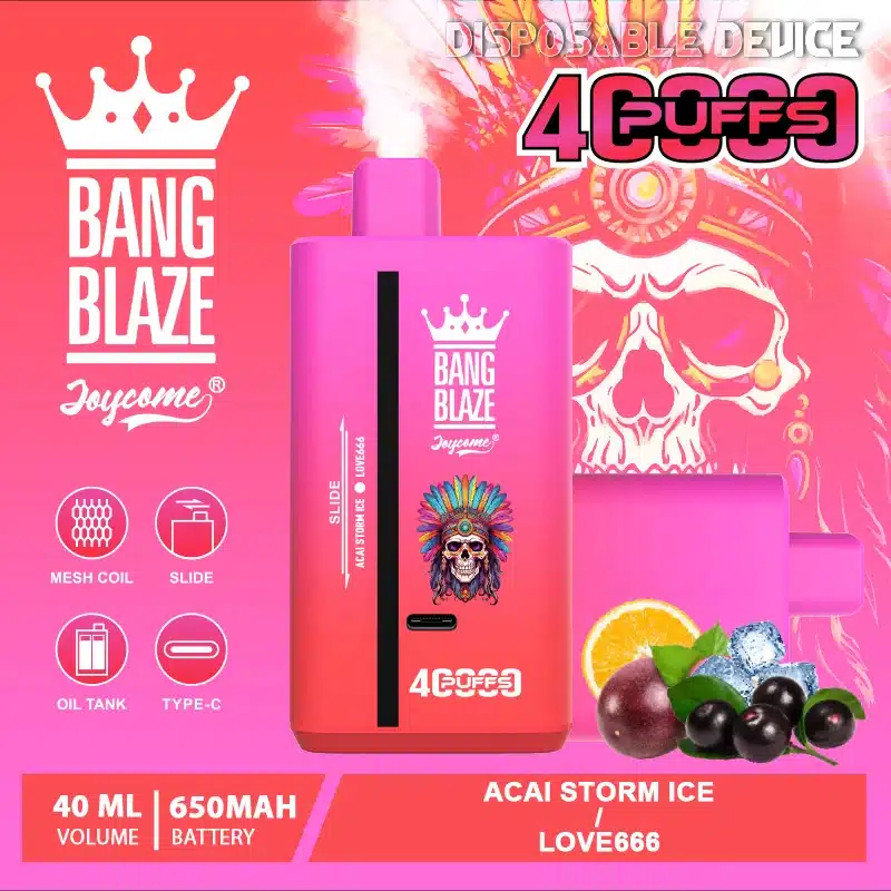 Bang Blaze 40000, e-papieros jednorazowy, urządzenie pre-filled, liquid nic salt, gotowy vape - Bang Blaze 40000 Puffs 40K podwójne smaki jednorazowy vape – zakup ...