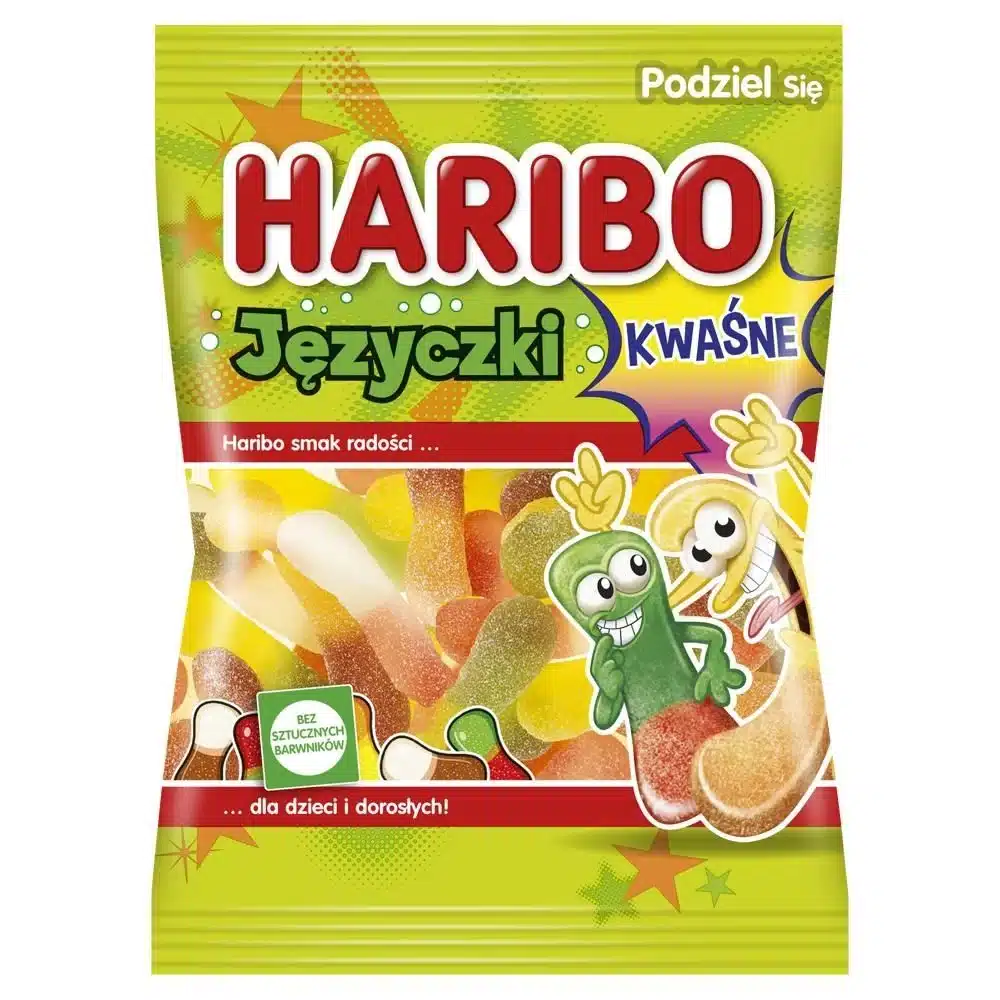 haribo zelki o smaku owocowym
