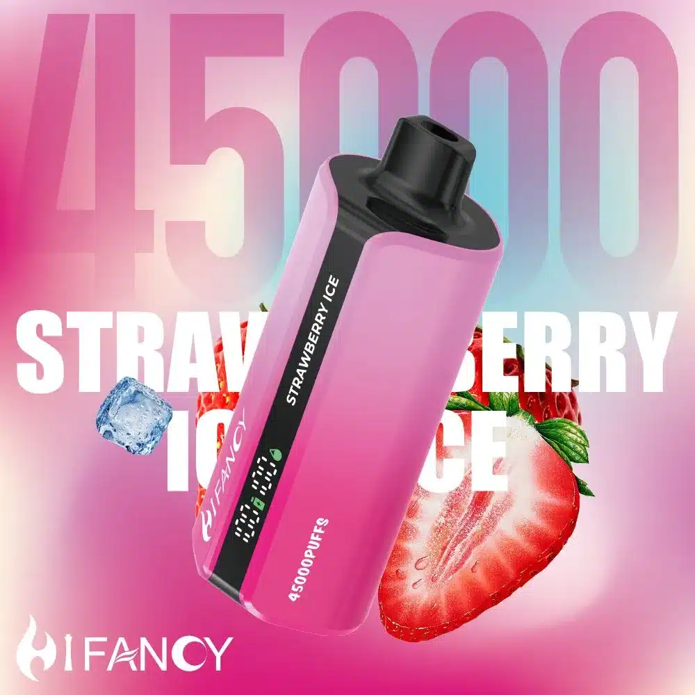 Hifancy Dream 45000, e-papieros z ekranem LED, futurystyczny vape, gigantyczny e-papieros, inteligentny wyświetlacz vape - HIFANCY DREAM 45000 PUFFS - E-papierosy Jednorazowe: Łatwe ...