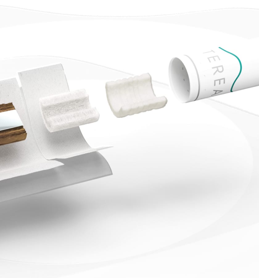IQOS Iluma Terea wkład indukcja, Smartcore Induction System schemat, wkład Terea przekrój element grzewczy - Wkłady tytoniowe TEREA — krótka instrukcja użytkowania ...