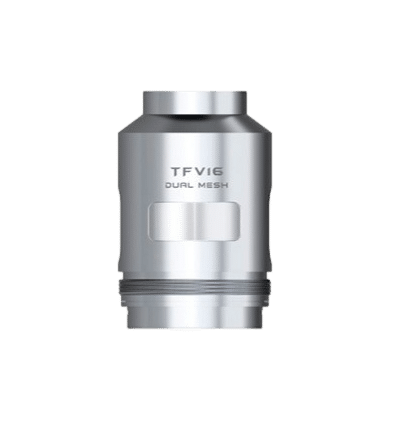 Dual Mesh Coil e-papieros schemat, technologia grzałki siatkowej vape, wnętrze jednorazowego e-papierosa, innowacyjna grzałka vape - Grzałka Smok Tfv16 Dual Mesh Coil - Vape Point