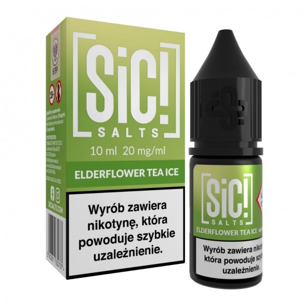 liquid sic salts 10ml elderflo