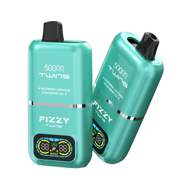 Fizzy Twins 50k Raspberry Lemonade Strawberry Ice