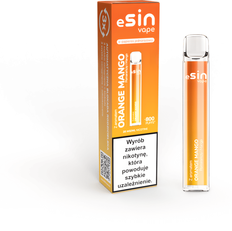 Esin Vape 800 Puffs Orange Mango 2