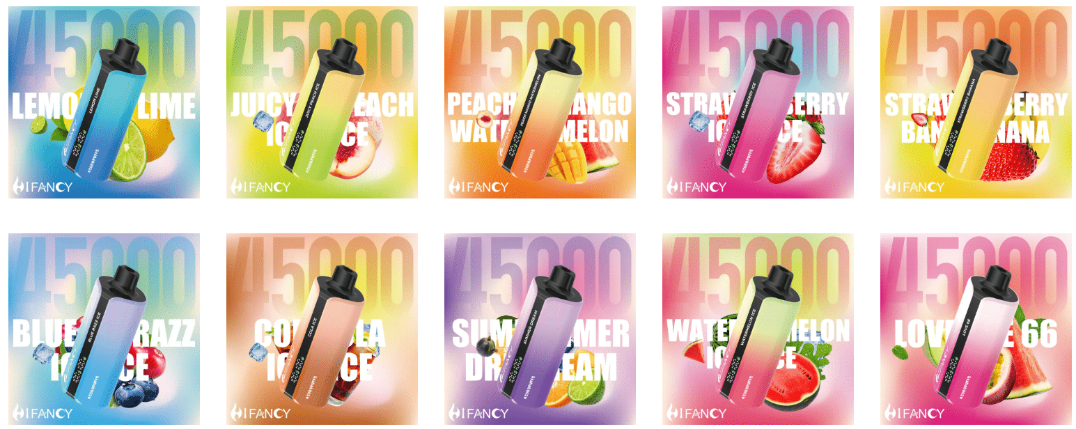 Wszystkie smaki Hifancy Dream 45000
