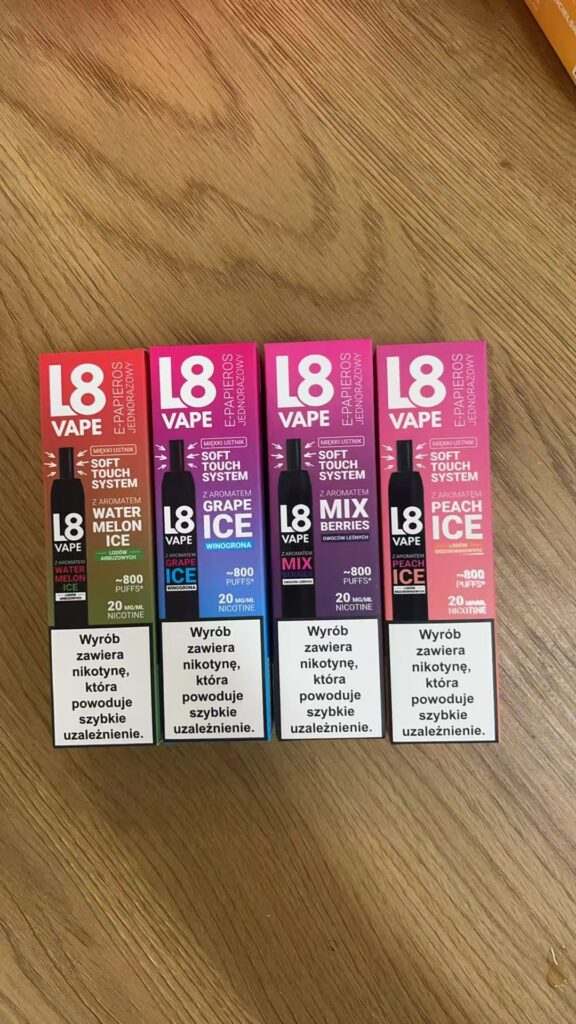 L8 Vape 800 Puffs - Kolekcja Smaków