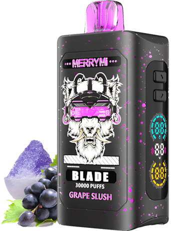 MerryMi Blade 30000 Grape Slush z winogronami i fioletowym slushem