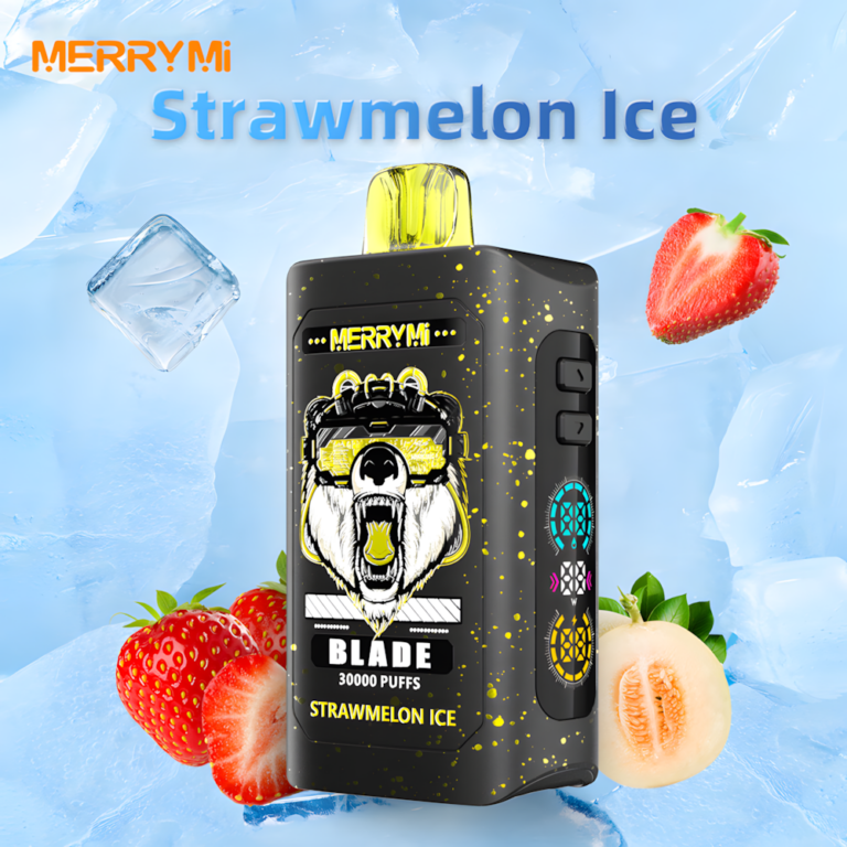 Merrymi Blade 30000 Puffs Strawmelon Ice Banner