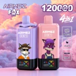 Airmez Fox 4-in-1 120K Jednorazowy E-Papieros 2% – 120000 Puffs | 4 Smaki w 1 Urządzeniu - obrazek 3